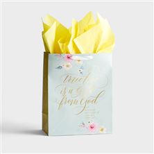TRUE LOVE IS A GIFT - GIFT BAG (WITH TISSUE PAPER)