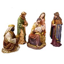 HOLY FAMILY NATIVITY WITH THREE KINGS (16-inch)
