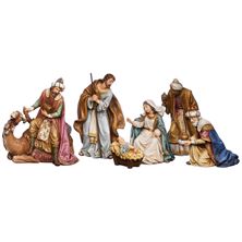 SIX PIECE NATIVITY WITH CAMEL (8-INCH)