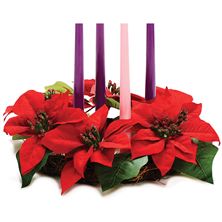 POINSETTIA ADVENT WREATH