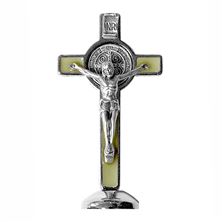 STANDING 3-INCH ST. BENEDICT CRUCIFIX - LUMINOUS