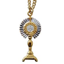 TWO-TONE MONSTRANCE PENDANT