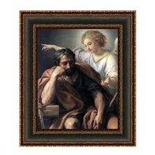 THE DREAM OF ST. JOSEPH FRAMED PRINT - 11 1/4" x 13 1/4"