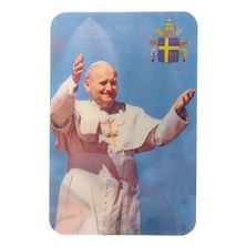 POPE JOHN PAUL II 3D HOLOGRAPHIC HOLY CARD