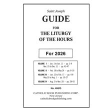 2026 GUIDE FOR 4-VOLUME LITURGY OF HOURS - REGULAR PRINT