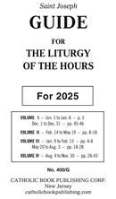 2025 GUIDE FOR 4-VOLUME LITURGY OF HOURS - REGULAR PRINT