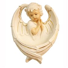 GUARDIAN ANGEL HOLY WATER FONT (HAND-PAINTED)
