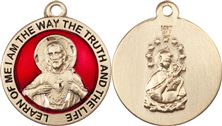 14KT GOLD SCAPULAR MEDAL