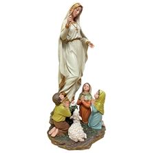 OUR LADY OF FATIMA WITH CHILDREN STATUE