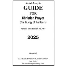 GUIDE FOR LARGE PRINT CHRISTIAN PRAYER 2025