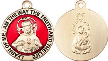 14KT GOLD SCAPULAR MEDAL