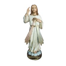 DIVINE MERCY OF JESUS STATUE - 8"