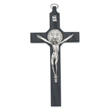 ST. BENEDICT BLACK OAK CRUCIFIX - 8 INCH