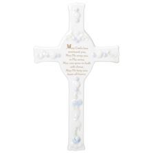 MAY GOD'S LOVE SURROUND YOU BAPTISMAL CROSS