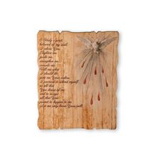 HOLY SPIRIT VINTAGE WOOD PLAQUE