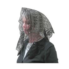 LACE MANTILLA - BLACK