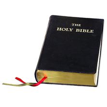 BLACK LEATHER DOUAY-RHEIMS BIBLE