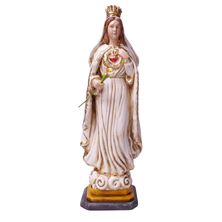 IMMACULATE HEART OF MARY QUEEN OF HEAVEN STATUE - 12"
