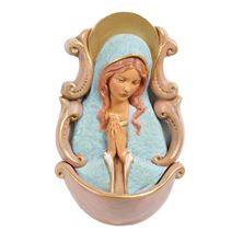 PRAYING MADONNA HOLY WATER FONT - 6"