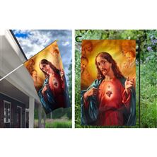 SACRED HEART OF JESUS FLAG SET