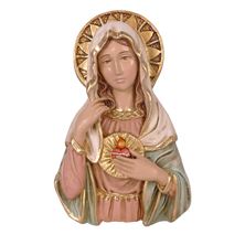 IMMACULATE HEART OF MARY WALL PLAQUE - 6 1/4"