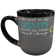 SERENITY PRAYER MUG - BLACK