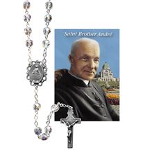 BROTHER ANDRE CRYSTAL BEAD ROSARY