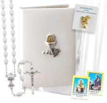 TRINITY MISSAL 5-PIECE FIRST COMMUNION SET (WHITE)
