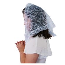 CHILD'S MANTILLA - LIGHT BLUE