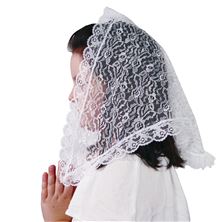 CHILD'S MANTILLA - WHITE
