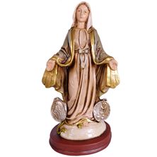 OUR LADY OF THE MIRACULOUS MEDAL STATUE - 8 1/4"