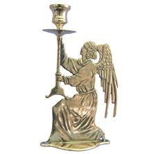 BRASS ANGEL CANDLEHOLDER - SHINY FINISH