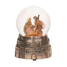 FONTANINI MUSICAL GLITTER DOME - "O LITTLE TOWN OF BETHLEHEM"