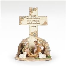 FONTANINI® NATIVITY TABLETOP PIECE WITH VERSE