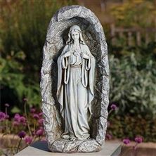 IMMACULATE HEART OF MARY SOLAR LED GARDEN STATUE -18"
