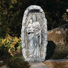 ST. JOSEPH - SOLAR LED GARDEN STATUE - 18"