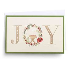 JOY CHRISTMAS CARDS (BOX OF 18)