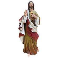 SACRED HEART OF JESUS STATUE 6"