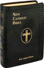 ST. JOSEPH NEW CATHOLIC BIBLE - BLACK COMPACT SIZE