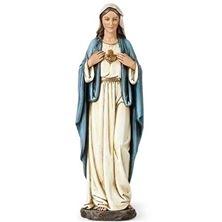 IMMACULATE HEART OF MARY STATUE 10"