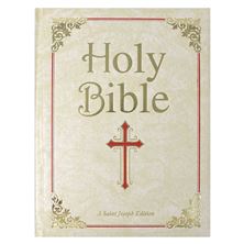 CATHOLIC FAMILY BIBLE - ST. JOSEPH EDITION (IVORY)