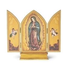 OUR LADY OF GUADALUPE TRIPTYCH - 10"