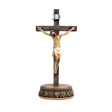 CRUCIFIX ON BASE  (9-INCH)