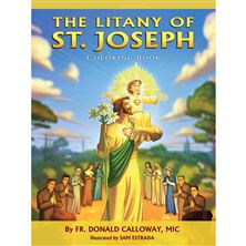 THE LITANY OF ST. JOSEPH COLORING BOOK