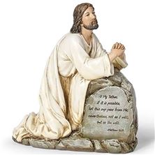 JESUS IN THE GARDEN OF GETHSEMANE STATUE - 6 1/2"