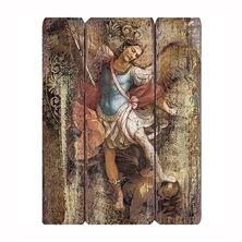 ST. MICHAEL - PANEL PLAQUE