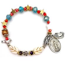 GENUINE GEMSTONE OUR LADY OF GUADALUPE - ROSARY BRACELET