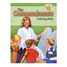 COLORING BOOK ABOUT THE COMMANDMENTS