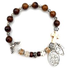 GENUINE GEMSTONE ST. JOSEPH - ROSARY BRACELET