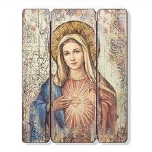 IMMACULATE HEART OF MARY PANEL PLAQUE